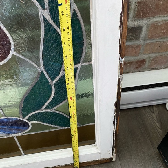 Vintage Stained Glass Window 1900-1920 - Picture 3 of 6